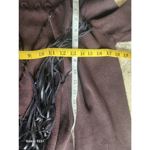 J45  Ariat Western sweater cardigan with fringe - Picture 6 of 14
